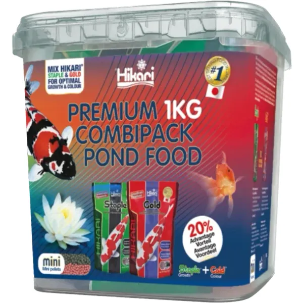 Hikari Staple & Gold-blanding. 1kg Small pellets