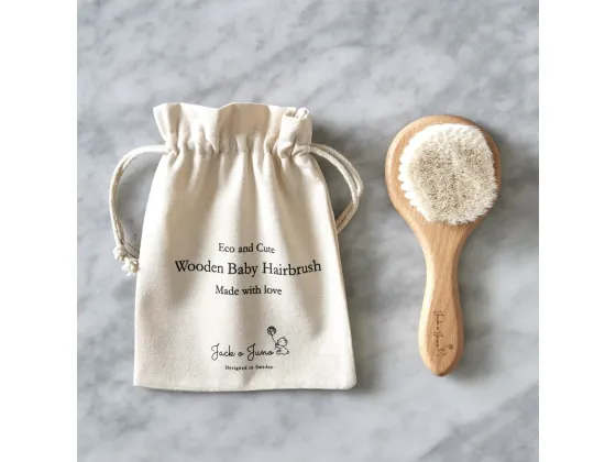 Wooden Baby Hairbrush