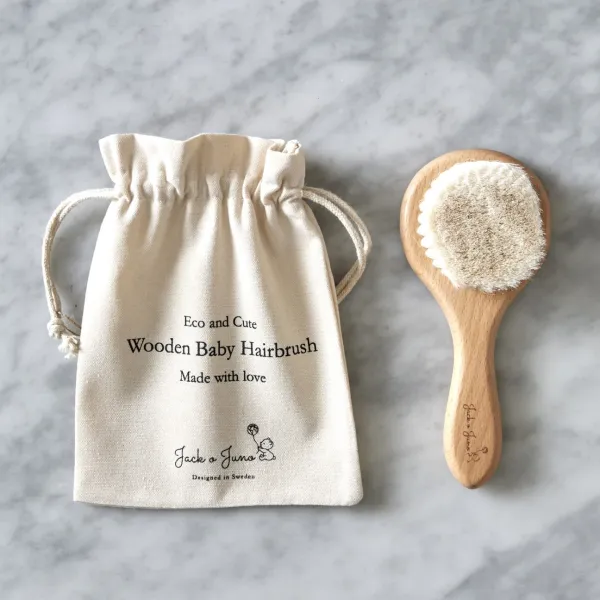 Wooden Baby Hairbrush
