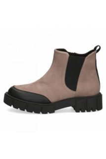 Caprice Skolett Taupe Nubuc 25452