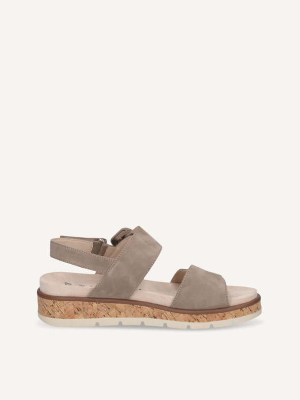 Sandal 28714 Taupe Suede - Image 2