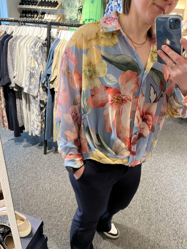 SBlenke Bluse Blå - Image 4