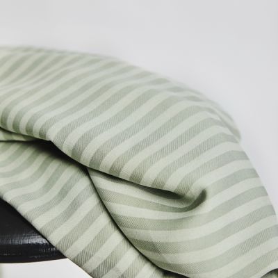 Stripete twill - Soft Mint