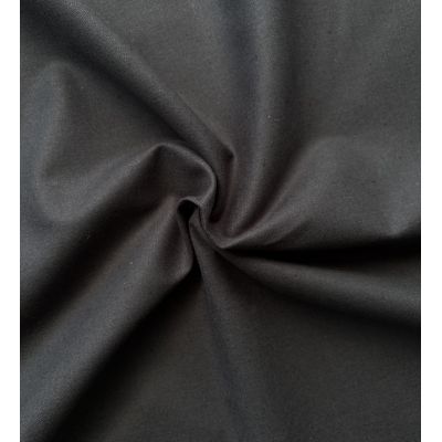 Lin/bomull - Dark Grey - 50cm