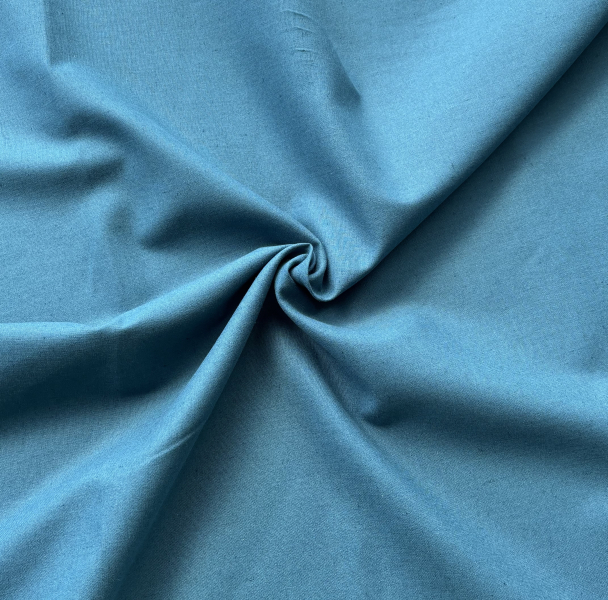 Lin/bomull - Petrol - Image 1