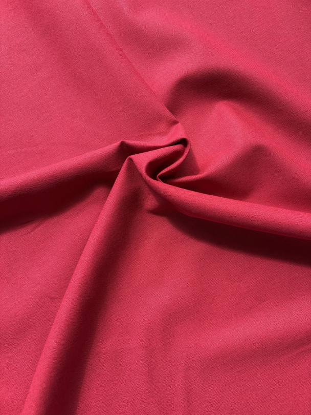 Lin/bomull - Red - Image 1