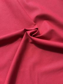 Lin/bomull - Red