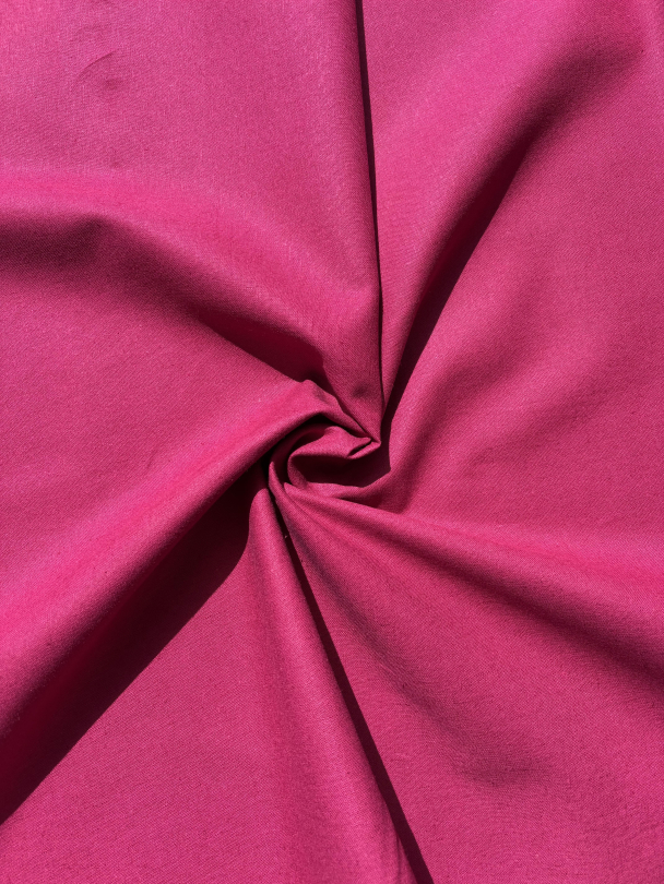 Lin/bomull - Fuchsia - Image 1