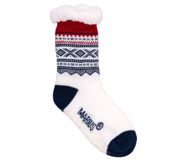 Kosesokker, MARIUS®, hvit/blå/rød  - Image 1