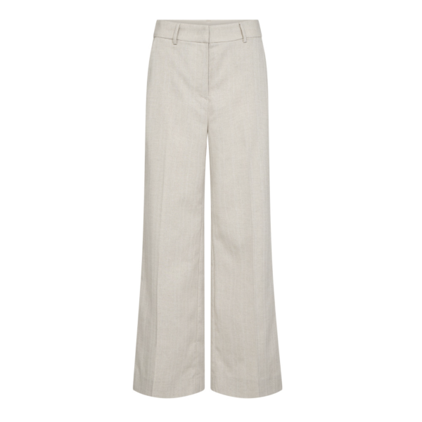 Lisa Linen Wide Pant          |        Lisa Linen Wide Pant Bone fra Co'Couture