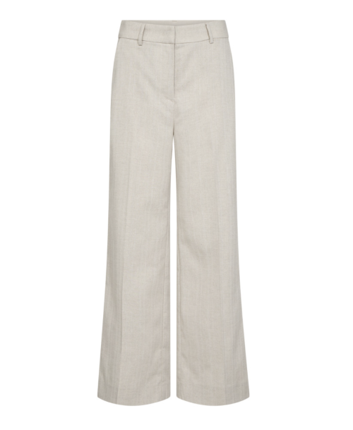 Lisa Linen Wide Pant          |        Lisa Linen Wide Pant Bone fra Co'Couture