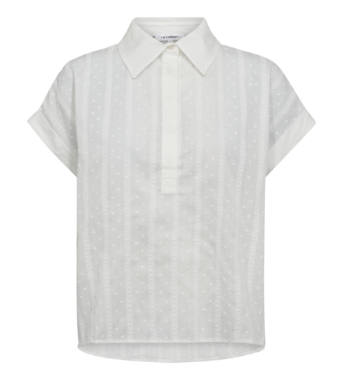 Maddie CC Top                |               Maddie CC Top White fra Co'Couture