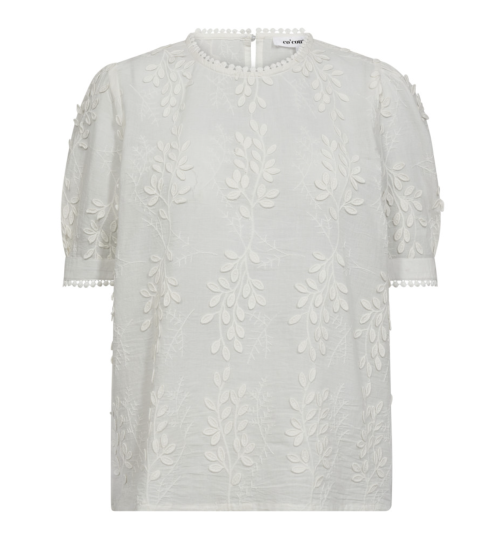 Nessa CC Top           |             Nessa CC Top Off White fra Co'Couture