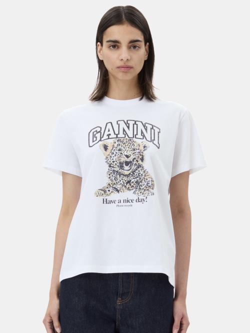 Basic Jersey Leopard Relaxed T-shirt