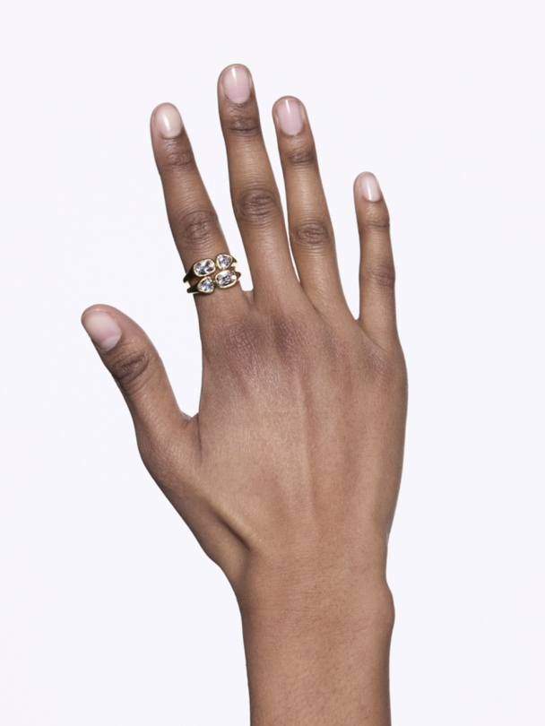 You & Me Signet Ring Goldplated Silver - Image 1