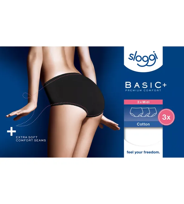 Sloggi Basic Midi 3-pk - Image 3