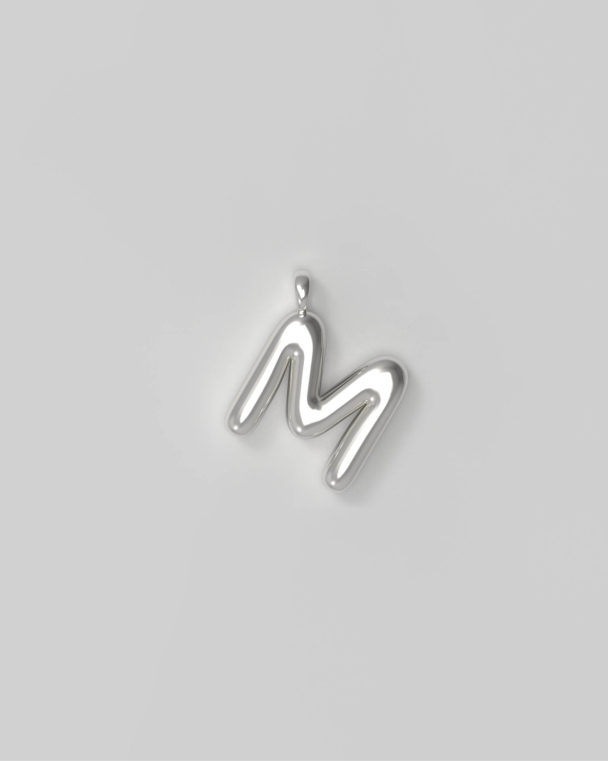 Letter Charm Small - M