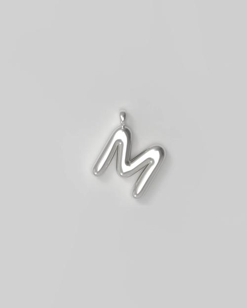 Letter Charm Small - M