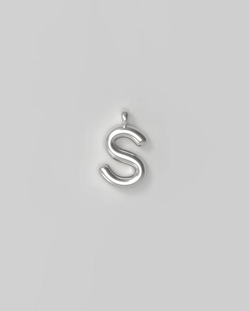Letter Charm Small - S