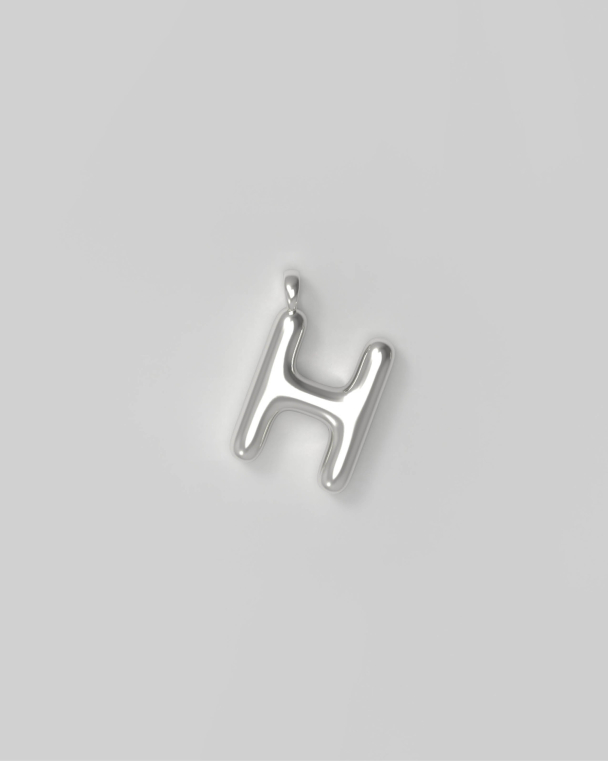 Letter Charm Small - H