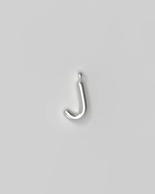 Letter Charm Small - J