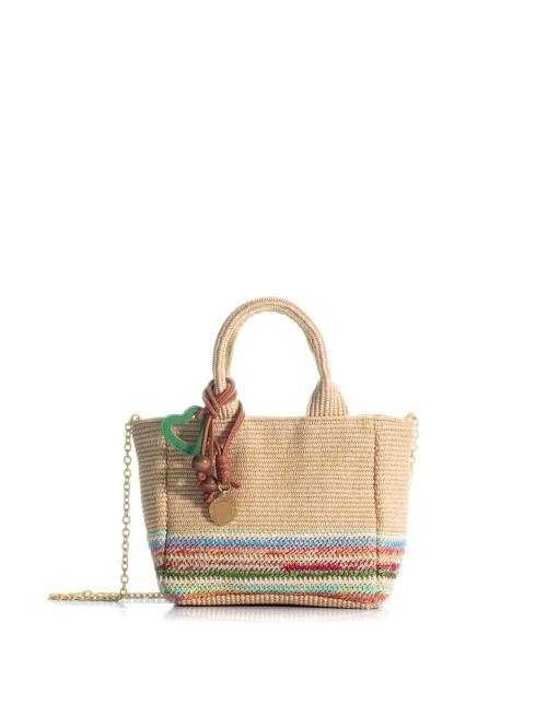 The Charming Tote Raffia Natural/Multi 
