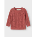 Kajsa Wrap Knit, Withered Rose - Lil' Atelier