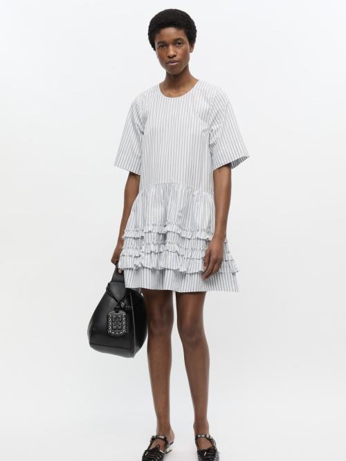 Stripe Cotton Mini Dress