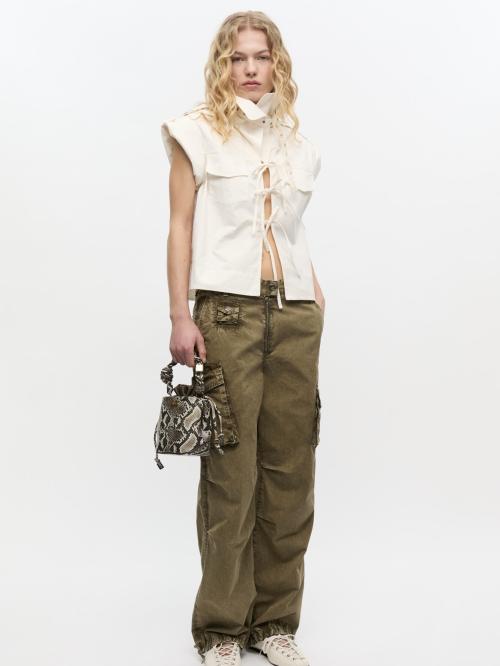 Washed Cotton Twill Pants