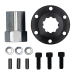 pulley offset & nut kit, 1 1/4"