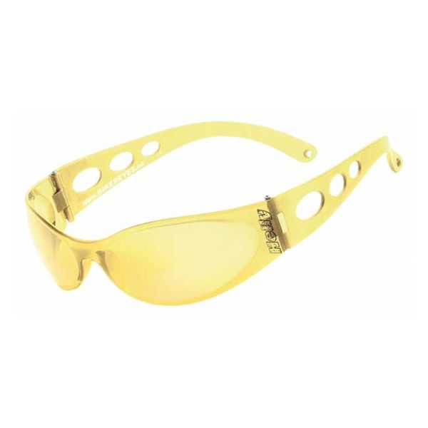 Biker glasses, pro street yellow