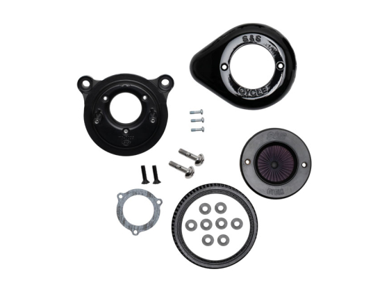 S&S, 'Air Stinger Stealth' air cleaner kit. 