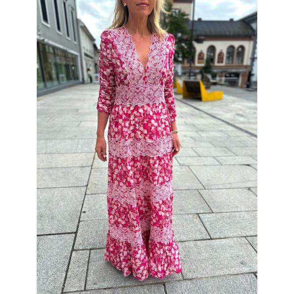 Cotton Slub Gown - Poppy Meadow 
