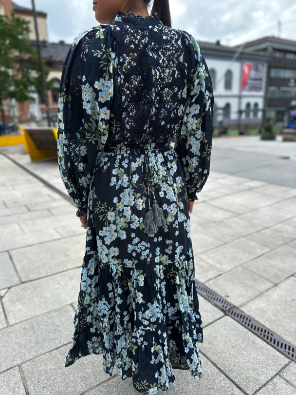 Cotton Slub Midi Dress - Cherry Blossom - Image 2