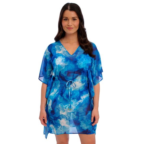 Saunton Sand Kaftan, Dazzling blue