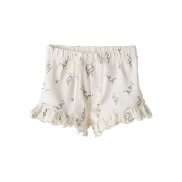 Gayo Shorts Baby, Coconut Milk Forget Me Not - Lil' Atelier