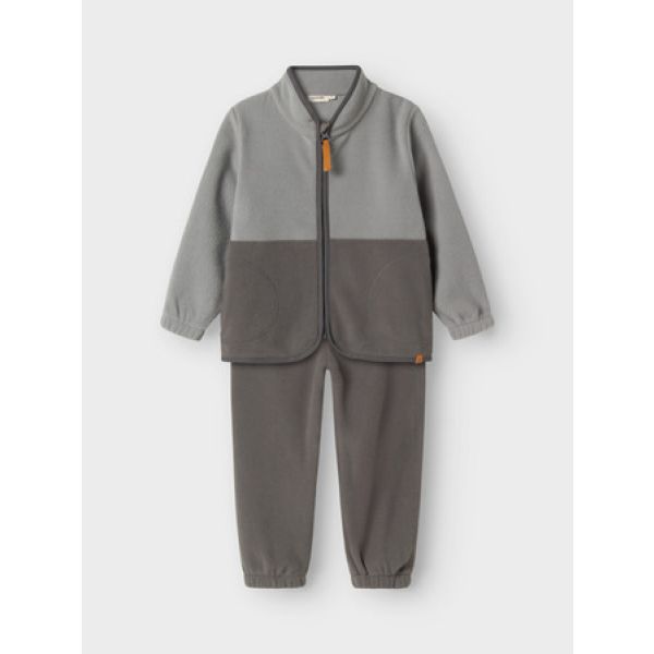 Laspektra Fleece-sett, Ultimate Grey - Lil' Atelier