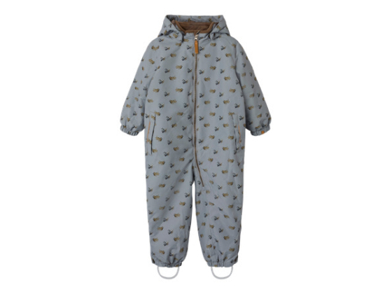 LaSnow Vinterdress, Ultimate Grey / Airplanes - Lil' Atelier