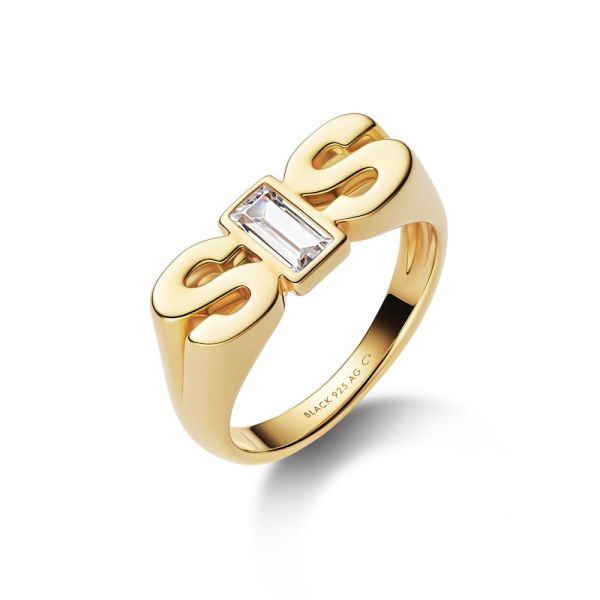 Sis Royal Ring Goldplated Silver