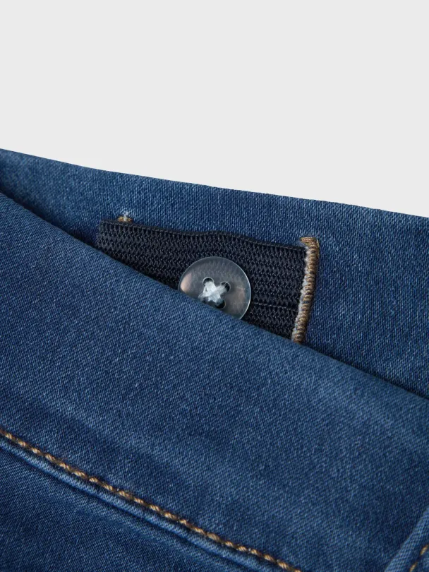 NKMTheo XSlim Sweat Jeans Medium Blå - Image 3