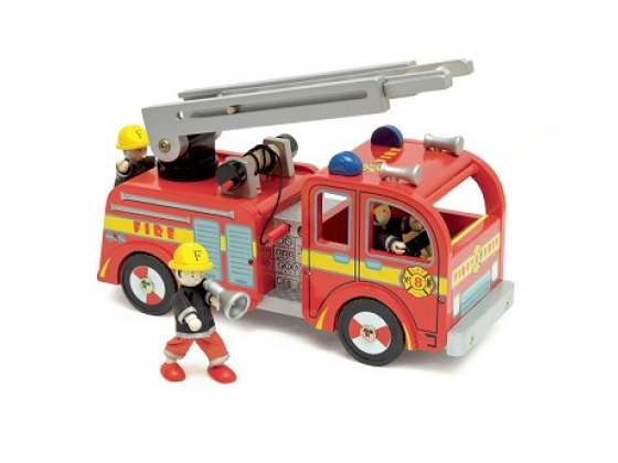 Brannbil med stige i tre - Le Toy Van 