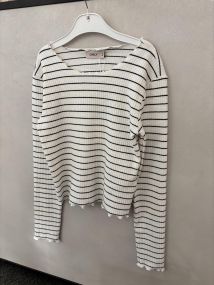 KOGanits Cropped Topp Marine/Offwhite