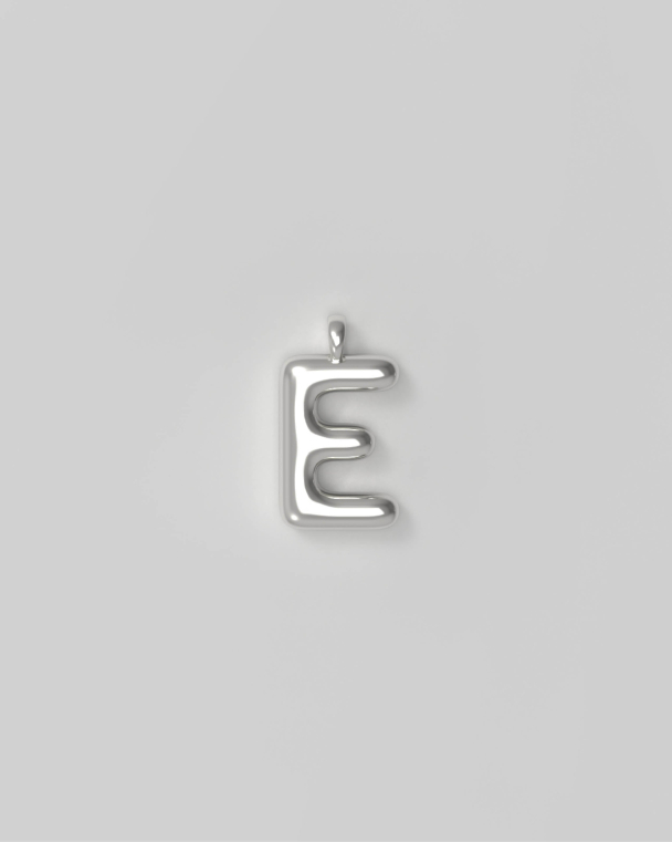 Letter Charm Small - E