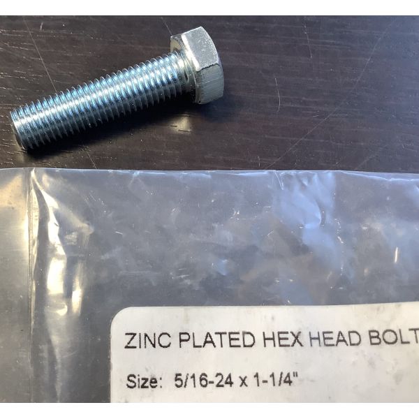 5/16-24 X 1 1/4  HEX BOLT