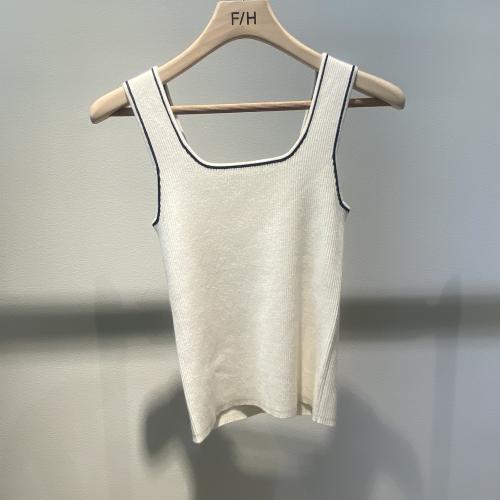 Kamma Jenny Knit Top White