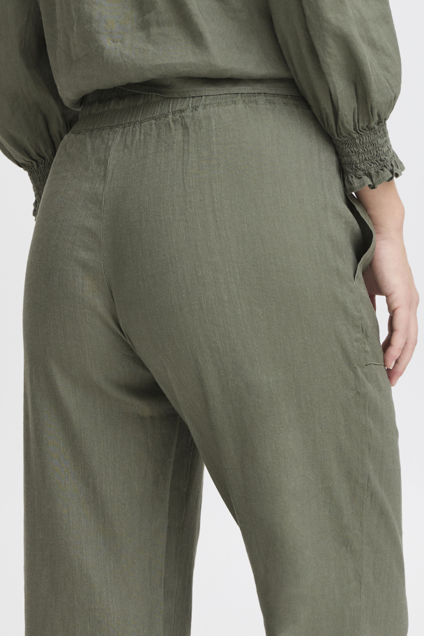 PZluca Linbukse Grønn - Image 3