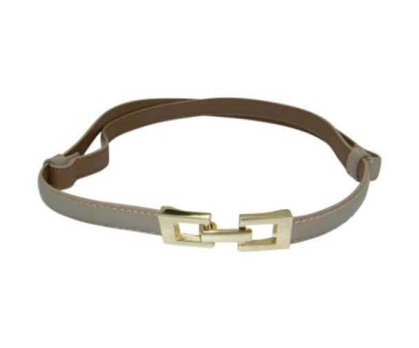 Belte m/justerbar spenne Taupe