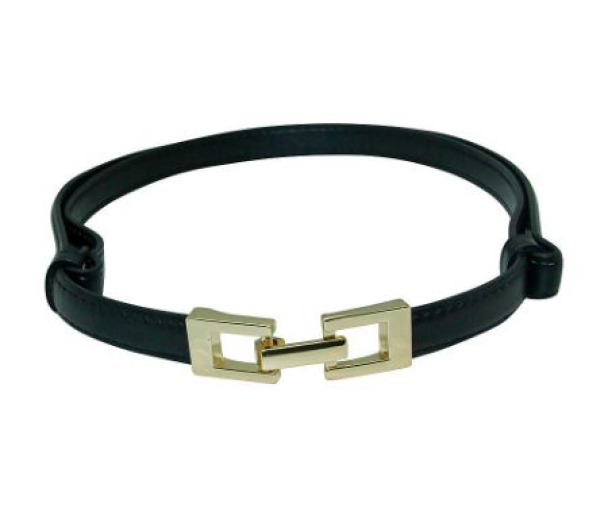 Belte 1,5 cm m/justerbar spenne Svart