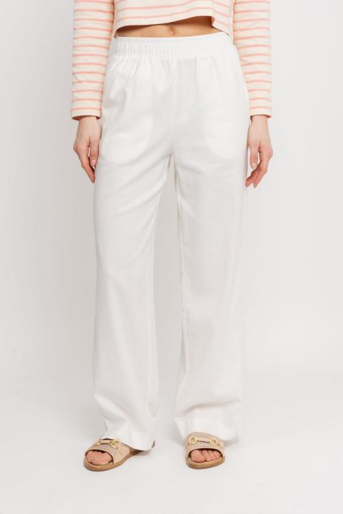 Flaxy Linen Pant - Star White