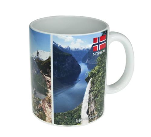  Krus, Geiranger Nr.3, Syv søst Flydalsjuvet, Gjerdefossen 